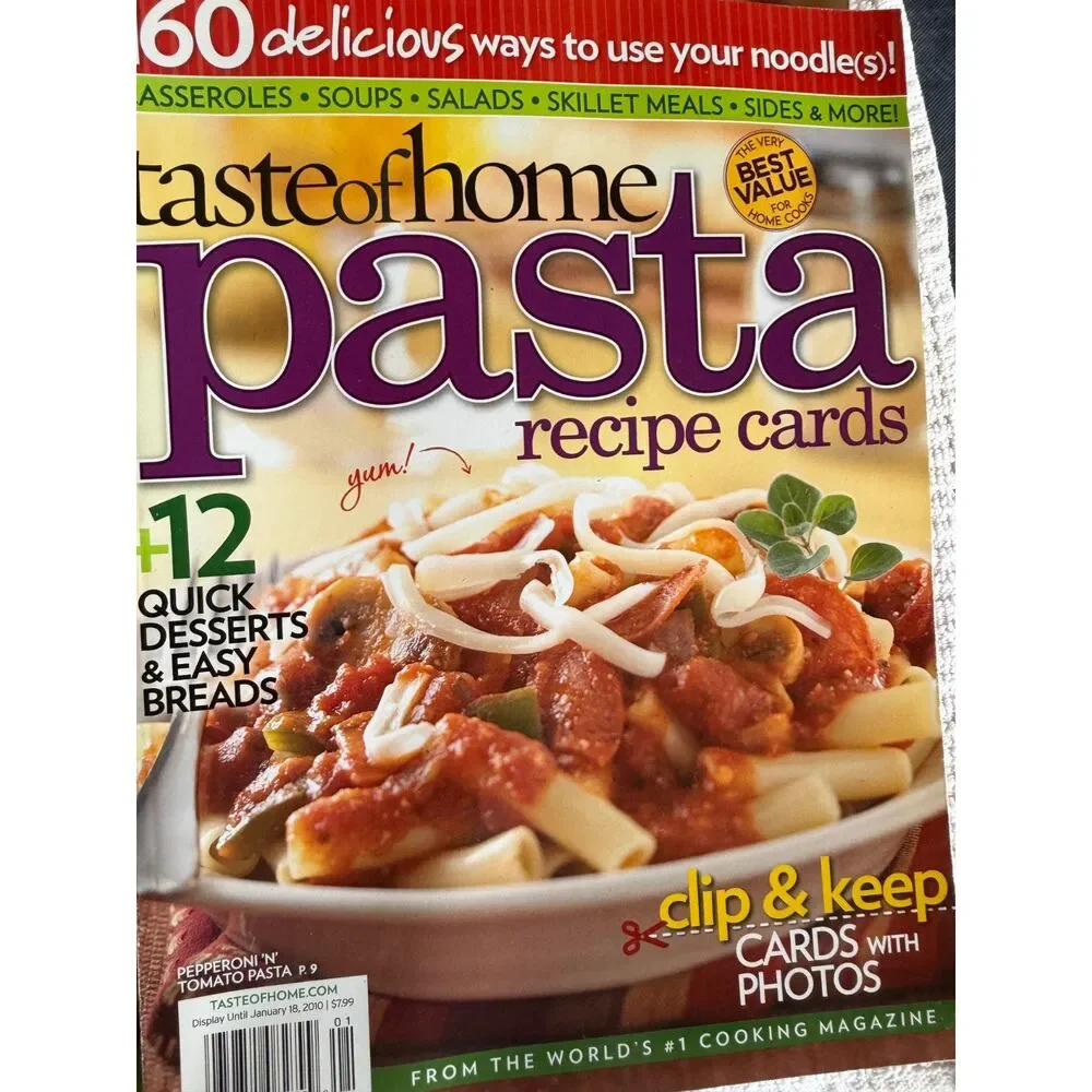 4 Taste Of Home Mini Magazines Cookbooks Lot #2